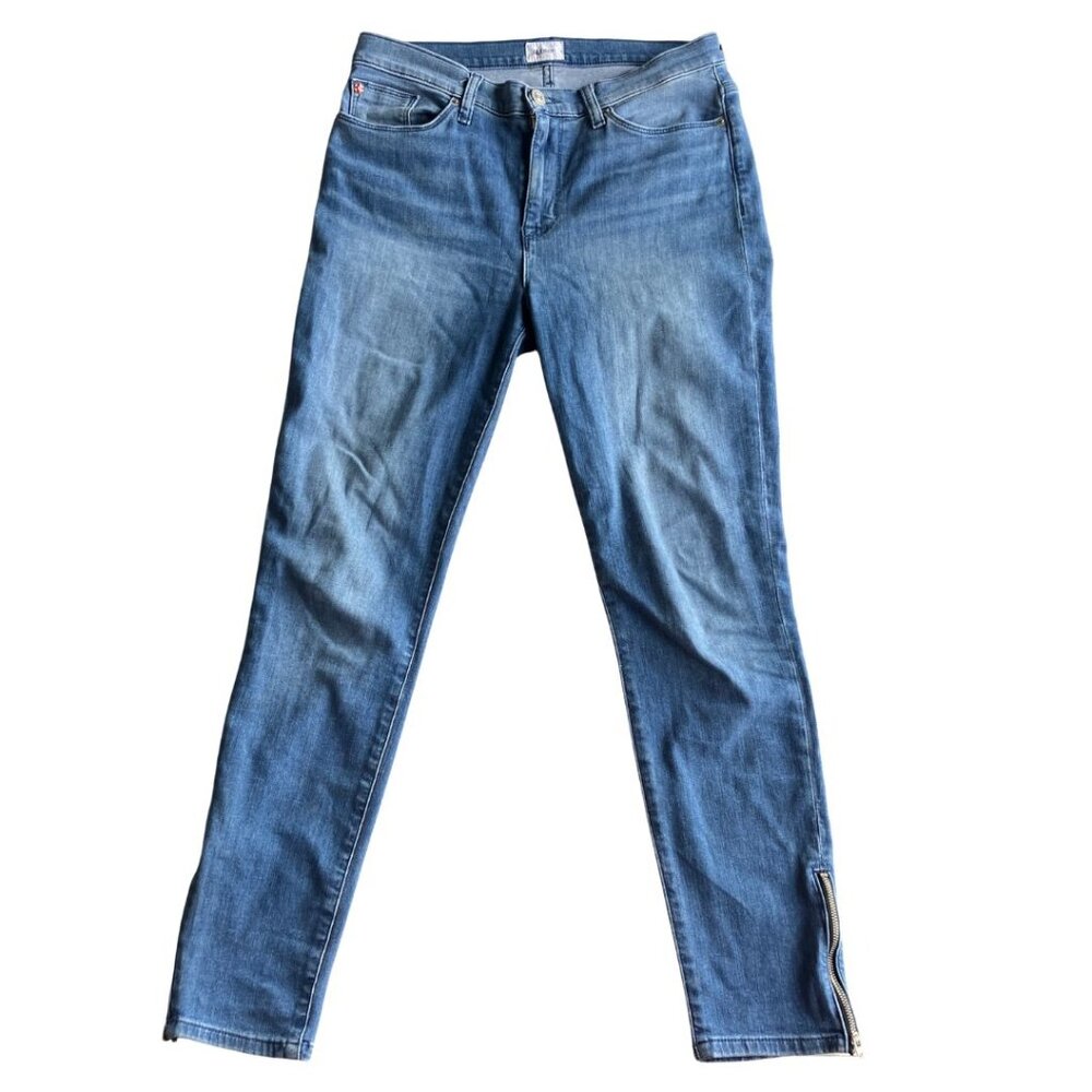 Hudson Blair High Rise Super Skinny Ankle Medium Wash Women's Blue Jeans 29